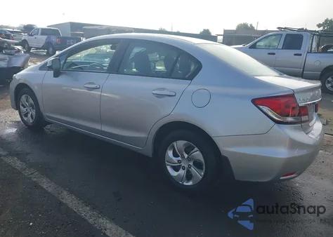 2013 Honda Civic Lx из США, поврежденный, VIN 19XFB2F52DE292430